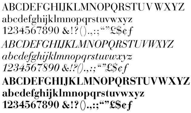 Bauer Bodoni
